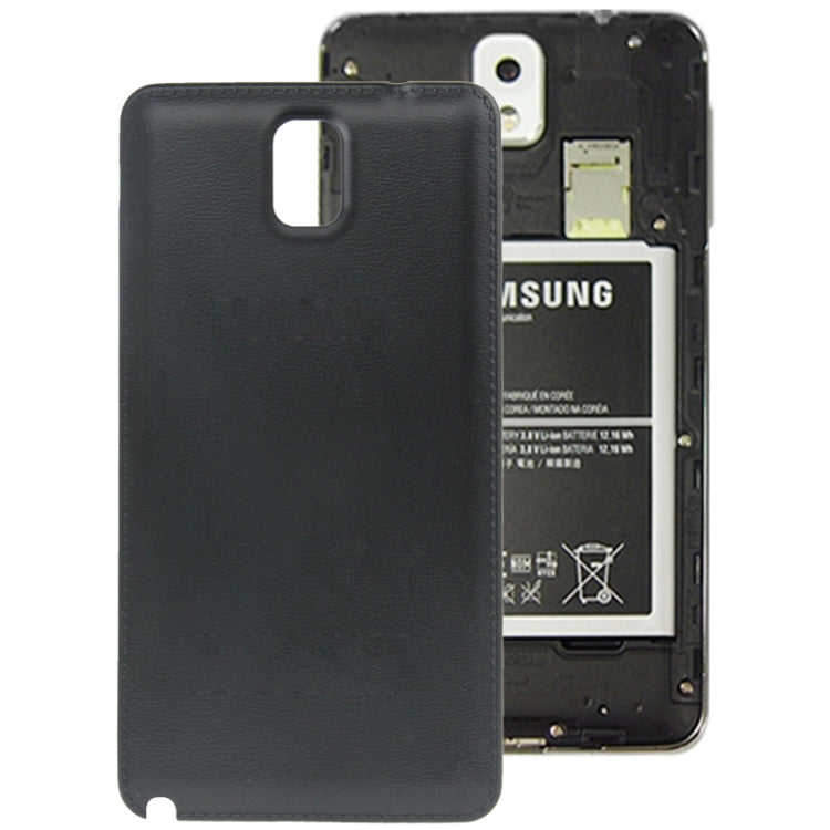 Original Litchi Texture Plastic Battery Cover for Samsung Galaxy Note 2I / N9000 (Black)