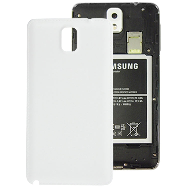 Couvercle de batterie en plastique d'origine avec texture Litchi pour Samsung Galaxy Note 2I / N9000 (Blanc)