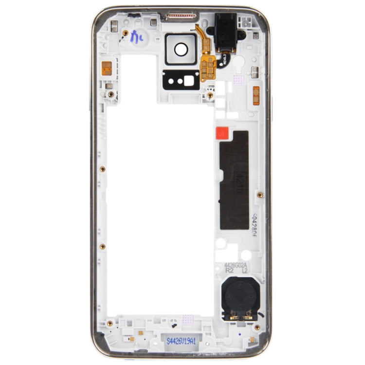 Cubierta de placa Frontal de Carcasa Completa para Samsung Galaxy S5 / G900 (Blanco)