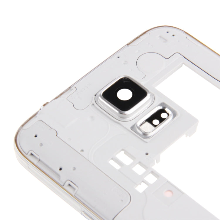 Full Housing Faceplate Cover for Samsung Galaxy S5 / G900 (White)