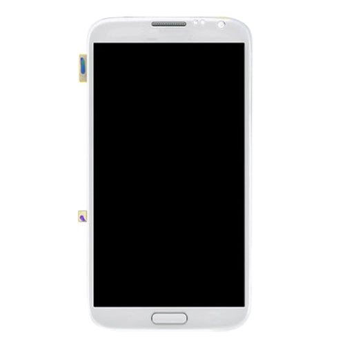 Ecran Complet LCD + Tactile + Châssis Samsung Galaxy Note 2 N7105 Blanc