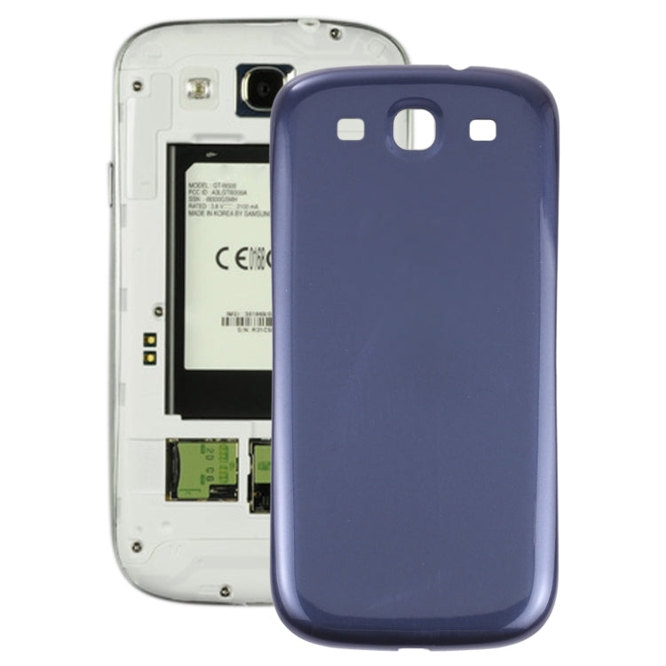 Coque arrière de batterie d'origine pour Samsung Galaxy S3 / i9300 (Bleu)