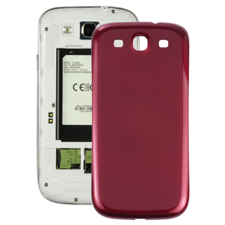 Coque arrière de batterie d'origine pour Samsung Galaxy S3 / I9300 (Rouge)