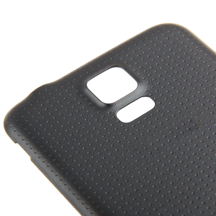 Original Plastic Material Battery Housing Door Cover with Waterproof Function for Samsung Galaxy S5 / G900 (Black)