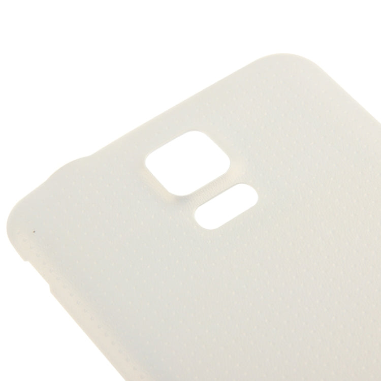 Original Plastic Material Battery Housing Door Cover with Waterproof Function for Samsung Galaxy S5 / G900 (White)