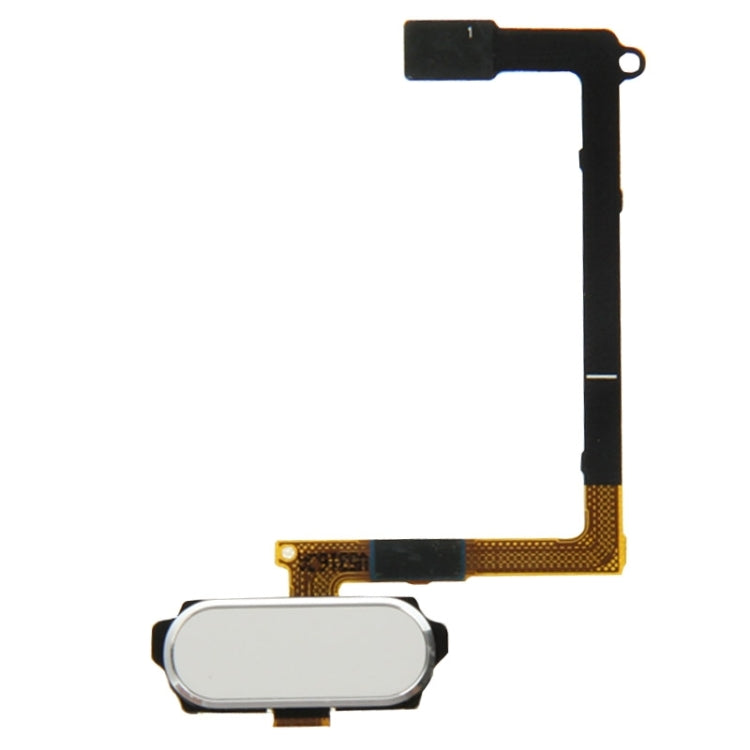 Câble flexible du bouton d'accueil avec identification d'empreintes digitales pour Samsung Galaxy S6 / G920F (Blanc)