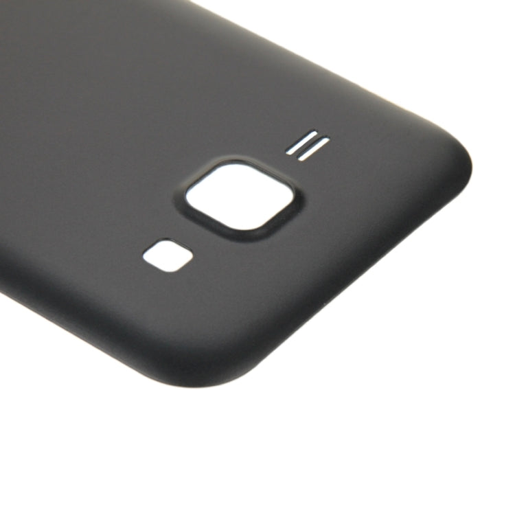 Carcasa Trasera de superficie lisa para Samsung Galaxy J1 / J100 (Negro)