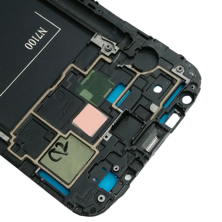 Chasis de Carcasa Completa (marco LCD bisel + cubierta Trasera) para Samsung Galaxy Note 2 / N7100 (Blanco)