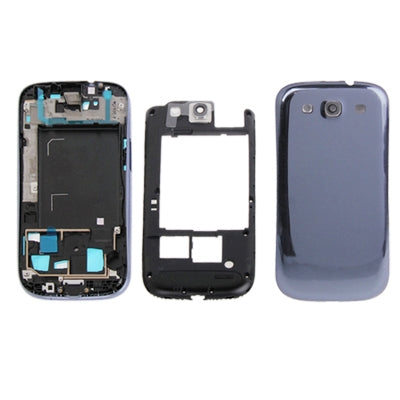 Original Full Housing Chassis Cover for Samsung Galaxy S3 / i9300 (Dark Blue)