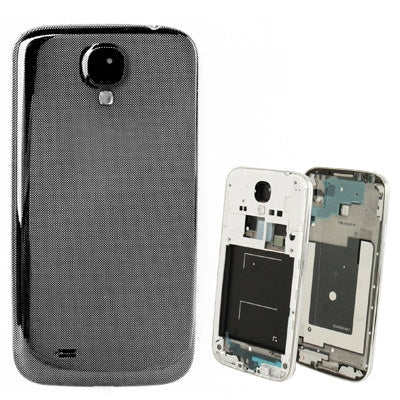 Cadre central d'origine avec coque arrière pour Samsung Galaxy S4 / I9500 (noir)