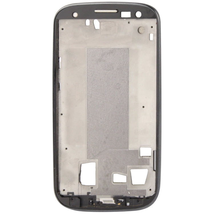 2 in 1 for Samsung Galaxy S3 / i9300 (Original LCD Intermediate Plate + Original Front Chassis) (Black)