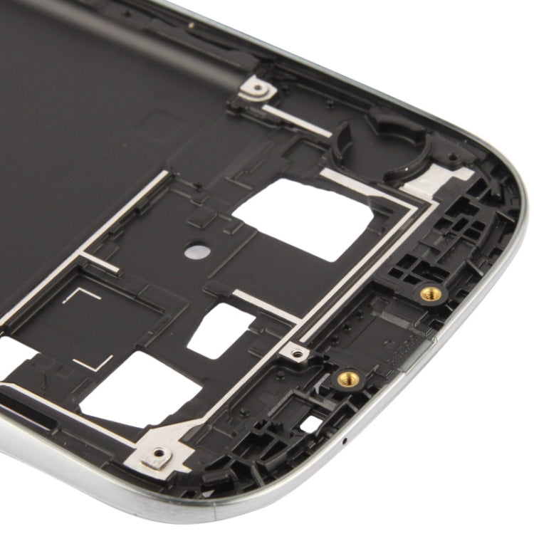 2 en 1 para Samsung Galaxy S3 / i9300 (placa intermedia LCD Original + chasis Frontal Original) (Plata)