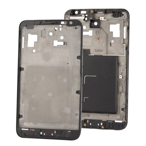 2 en 1 para Samsung Galaxy Note / i9220 (placa intermedia LCD Original + chasis Frontal Original) (Negro)