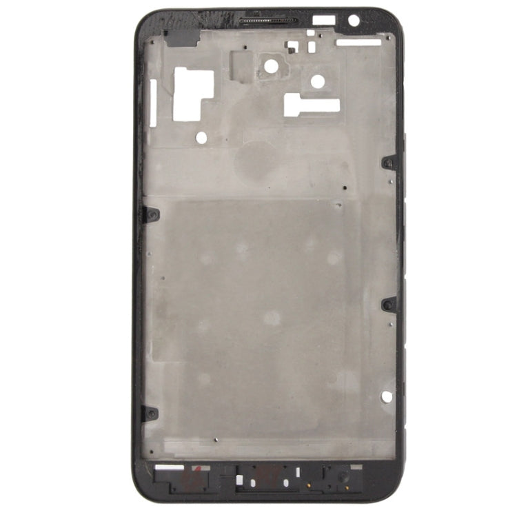 2 en 1 para Samsung Galaxy Note / i9220 (placa intermedia LCD Original + chasis Frontal Original) (Negro)