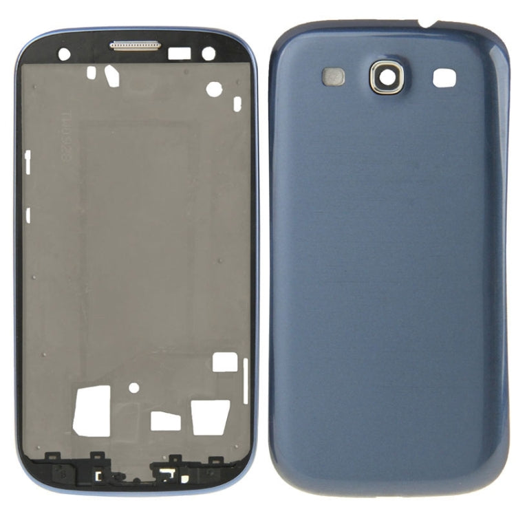 Couverture complète de la façade du boîtier pour Samsung Galaxy S3 LTE / i9305 (Bleu)