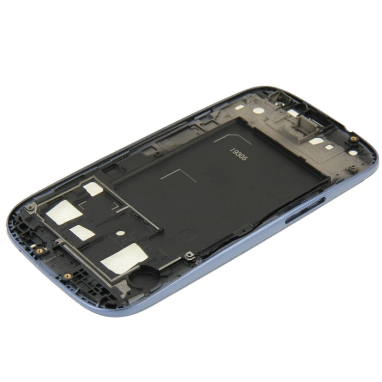 Couverture complète de la façade du boîtier pour Samsung Galaxy S3 LTE / i9305 (Bleu)