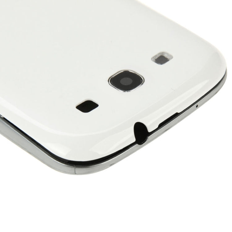 Couverture complète de la façade du boîtier pour Samsung Galaxy S3 LTE / i9305 (Blanc)