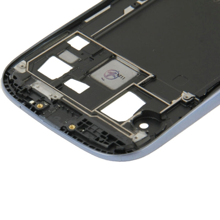 Placa de bisel con marco LCD de Carcasa Completa + cubierta Trasera para Samsung Galaxy S3 / i747 (Azul)