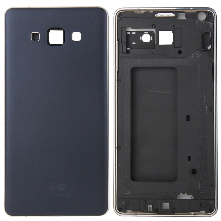 Cubierta de Carcasa Completa (Carcasa Frontal placa de Marco LCD + Carcasa Trasera) para Samsung Galaxy A7 / A700 (Azul)