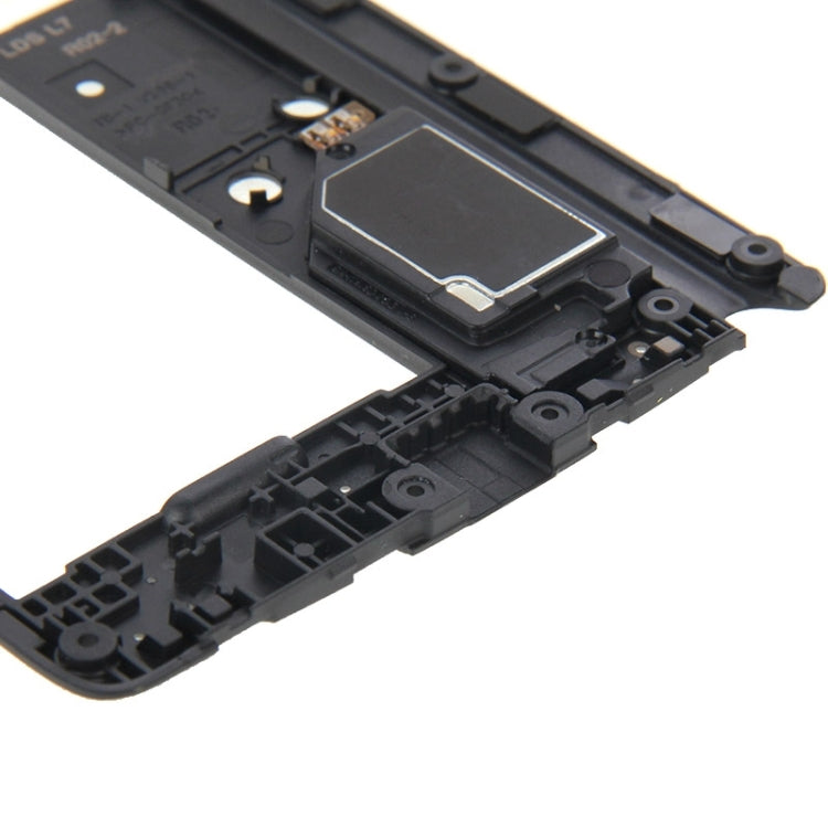 Cadre central / Coque arrière pour Samsung Galaxy Note Edge / N915 (Blanc)