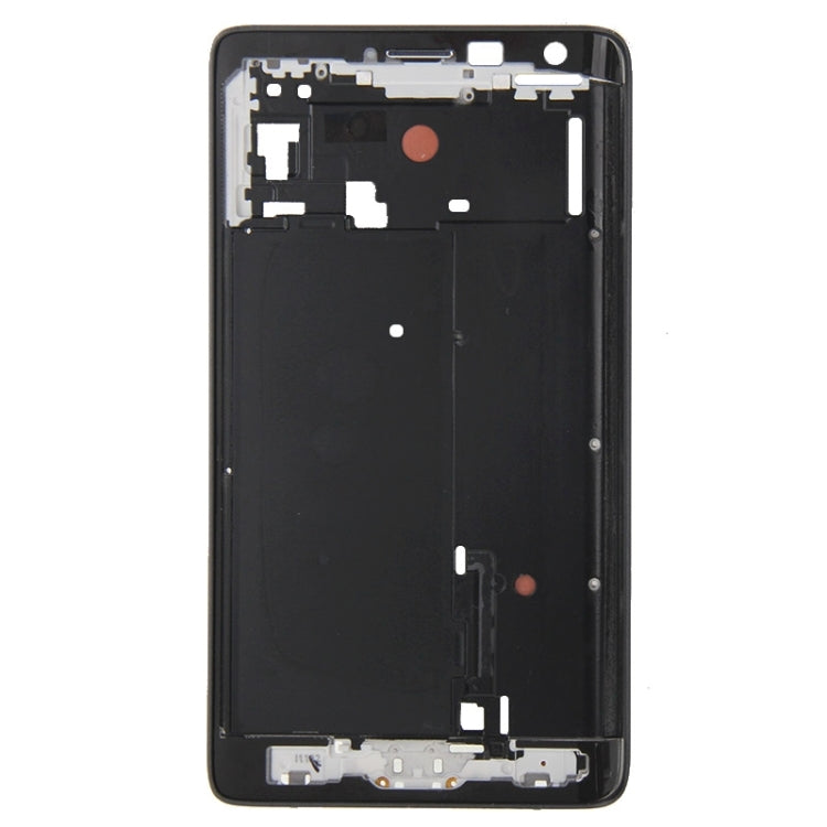 Plaque de cadre LCD du boîtier avant pour Samsung Galaxy Note Edge / N915 (noir)