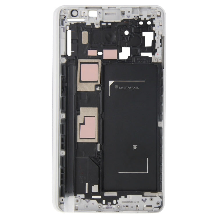 Placa de Marco LCD de Carcasa Frontal para Samsung Galaxy Note Edge / N915 (Blanco)
