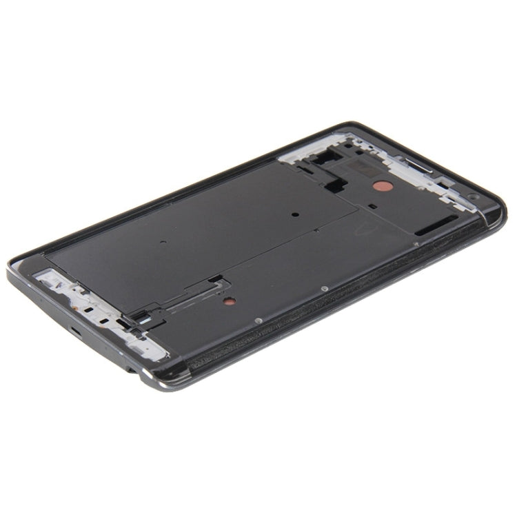 Couvercle complet du boîtier (plaque de cadre LCD du boîtier avant + cadre central + couvercle de batterie arrière) pour Samsung Galaxy Note Edge / N915 (noir)