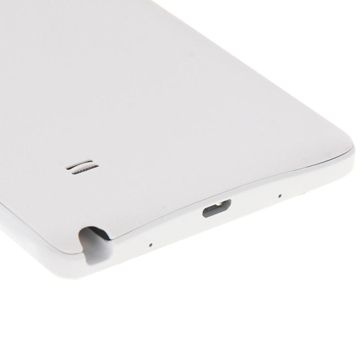 Couvercle complet du boîtier (plaque de cadre LCD du boîtier avant + cadre central + couvercle de batterie arrière) pour Samsung Galaxy Note Edge / N915 (Blanc)