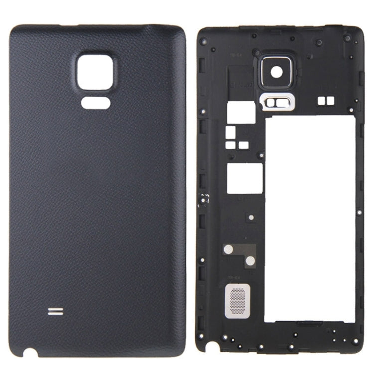 Full Housing Cover (Middle Frame + Battery Back Cover) for Samsung Galaxy Note Edge / N915 (Black)