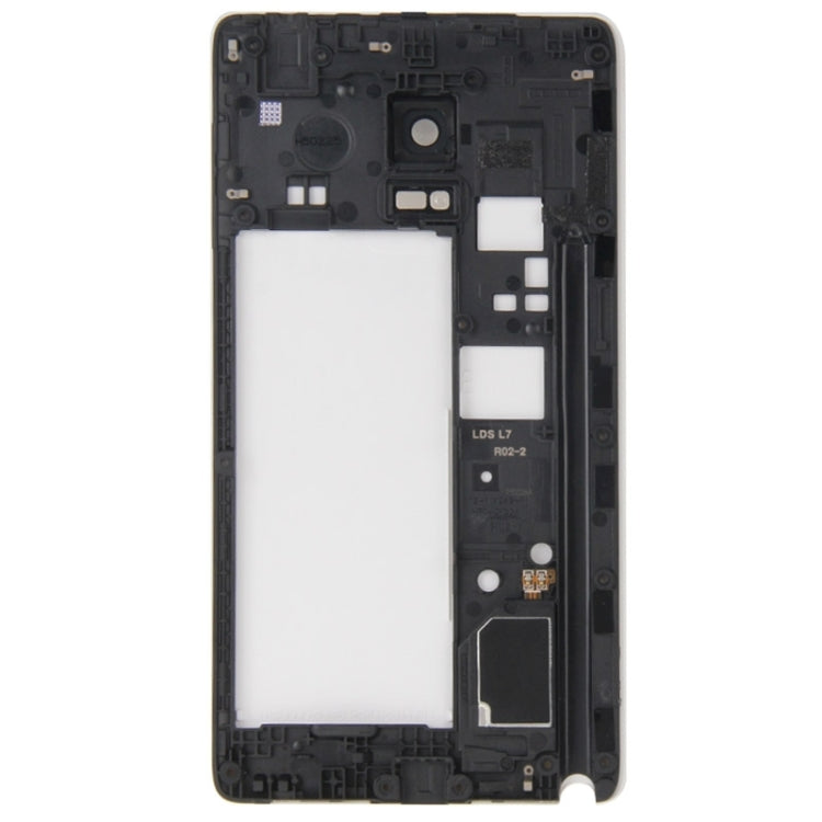 Cubierta de Carcasa Completa (Marco Medio + cubierta posterior de la Batería) para Samsung Galaxy Note Edge / N915 (Blanco)