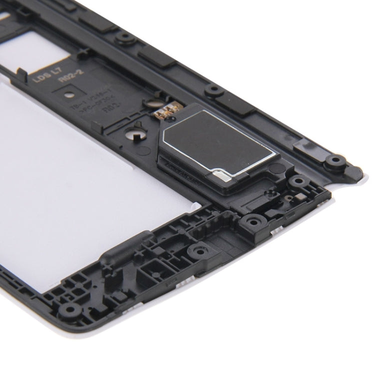 Couvercle complet du boîtier (cadre central + couvercle arrière de la batterie) pour Samsung Galaxy Note Edge / N915 (Blanc)