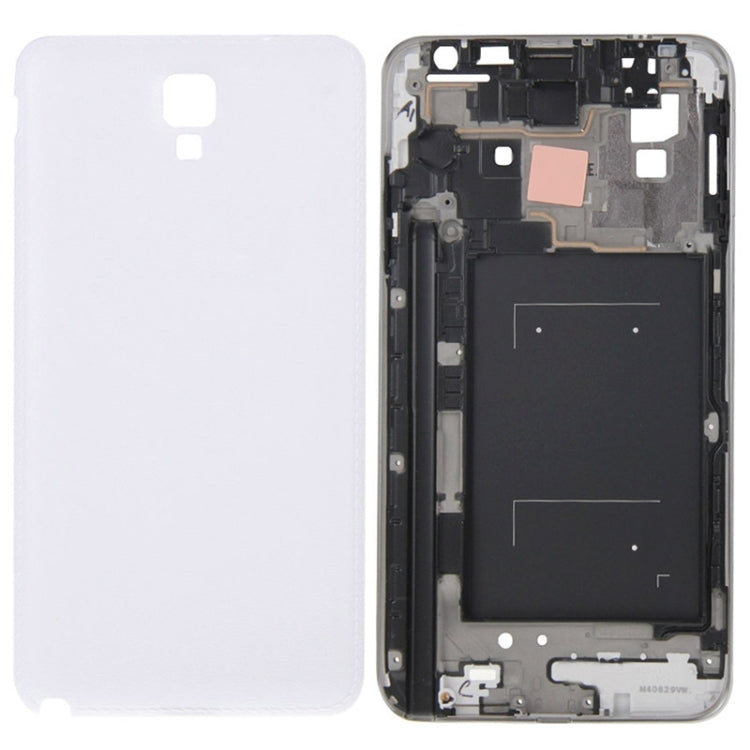 Couvercle complet du boîtier (plaque de cadre LCD du boîtier avant + couvercle de batterie arrière) pour Samsung Galaxy Note 3 Neo / N7505 (blanc)