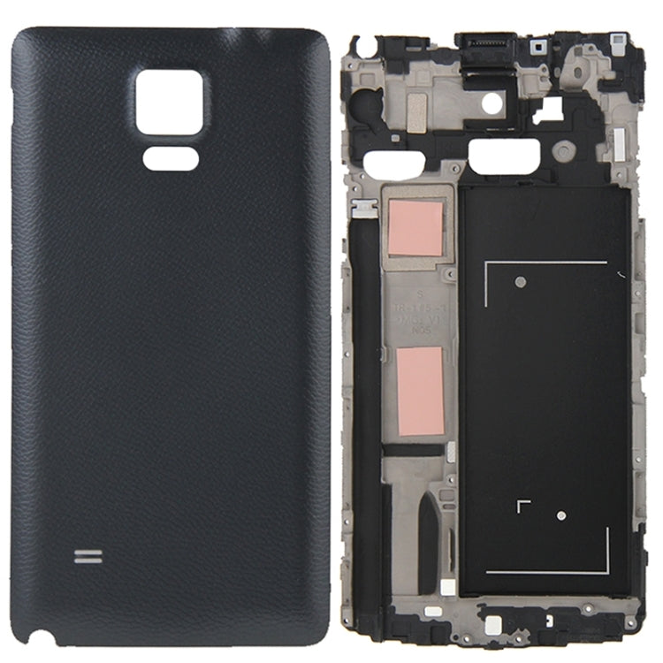 Cubierta de Carcasa Completa (Carcasa Frontal placa de Marco LCD + cubierta Trasera de Batería) para Samsung Galaxy Note 4 / N910F (Negro)