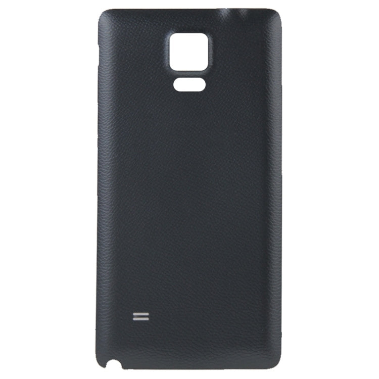 Cubierta de Carcasa Completa (marco Medio bisel placa Trasera Carcasa panel de Lente de Cámara + cubierta Trasera de Batería) para Samsung Galaxy Note 4 / N910V (Negro)