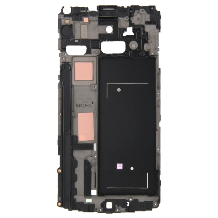Couvercle complet du boîtier (plaque de cadre LCD du boîtier avant + panneau d'objectif de caméra de boîtier de plaque arrière du cadre central + couvercle de batterie arrière) pour Samsung Galaxy Note 4 / N910V (noir)