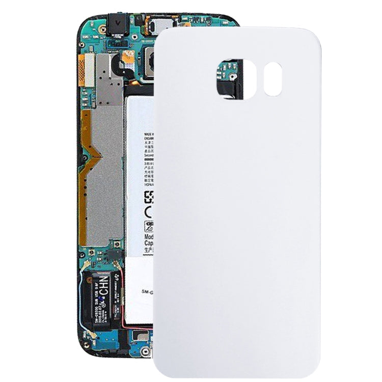 Back Battery Cover for Samsung Galaxy S6 Edge / G925 (White)
