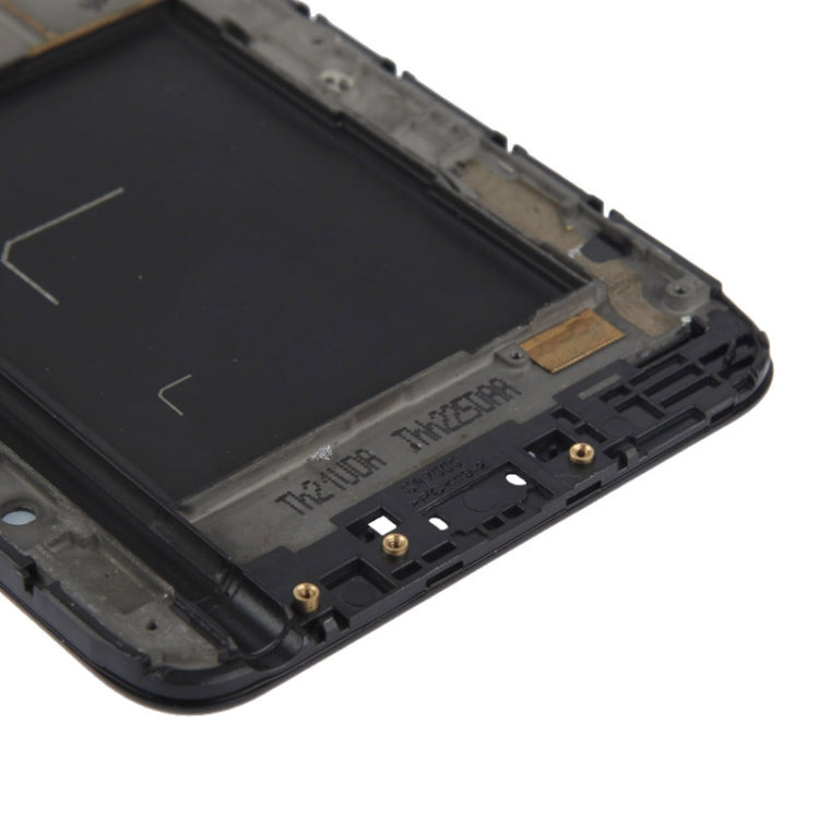 Plaque centrale LCD avec câble flexible pour Samsung Galaxy Note i9220 (noir)