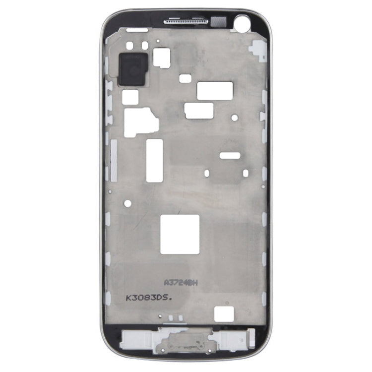 Placa central LCD con Cable de Botón para Samsung Galaxy S4 Mini / i9195 (Negro)