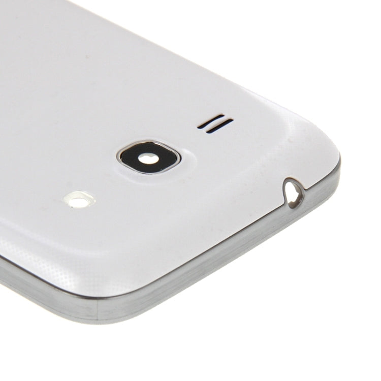 Couvercle complet du boîtier (cadre central + couvercle arrière de la batterie) pour Samsung Galaxy Core Plus/G350 (blanc)