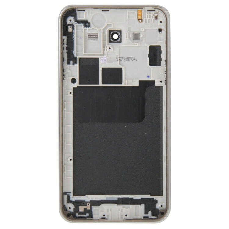 Coque complète du boîtier (cadre central + coque arrière de la batterie) pour Samsung Galaxy J7 (noir)
