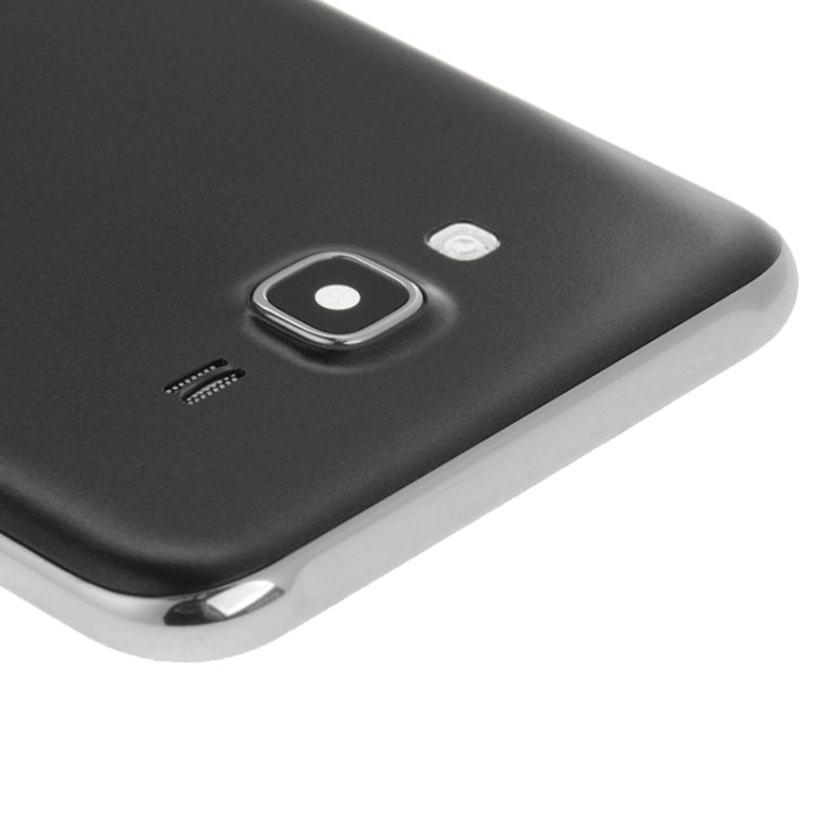Coque complète du boîtier (cadre central + coque arrière de la batterie) pour Samsung Galaxy J7 (noir)