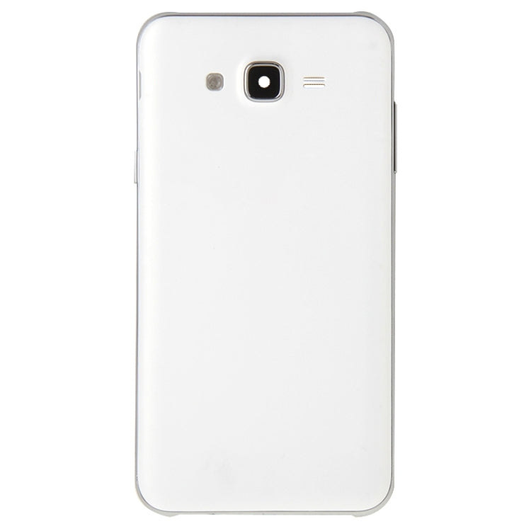 Full Housing Cover (Middle Frame + Battery Back Cover) for Samsung Galaxy J5 (2015) / J500 (White)