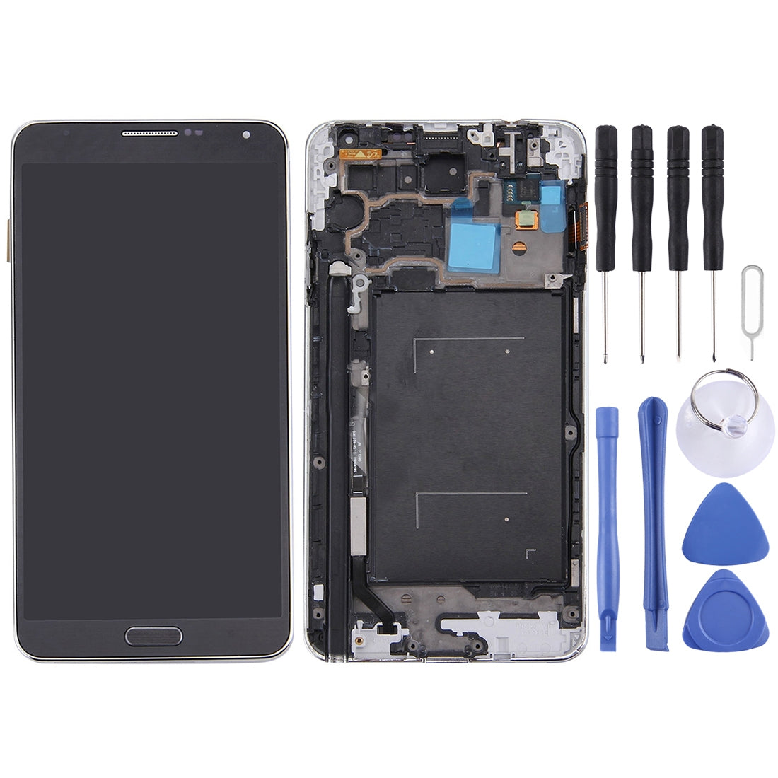 Ecran Complet LCD + Tactile + Châssis Samsung Galaxy Note 3 N900 Noir