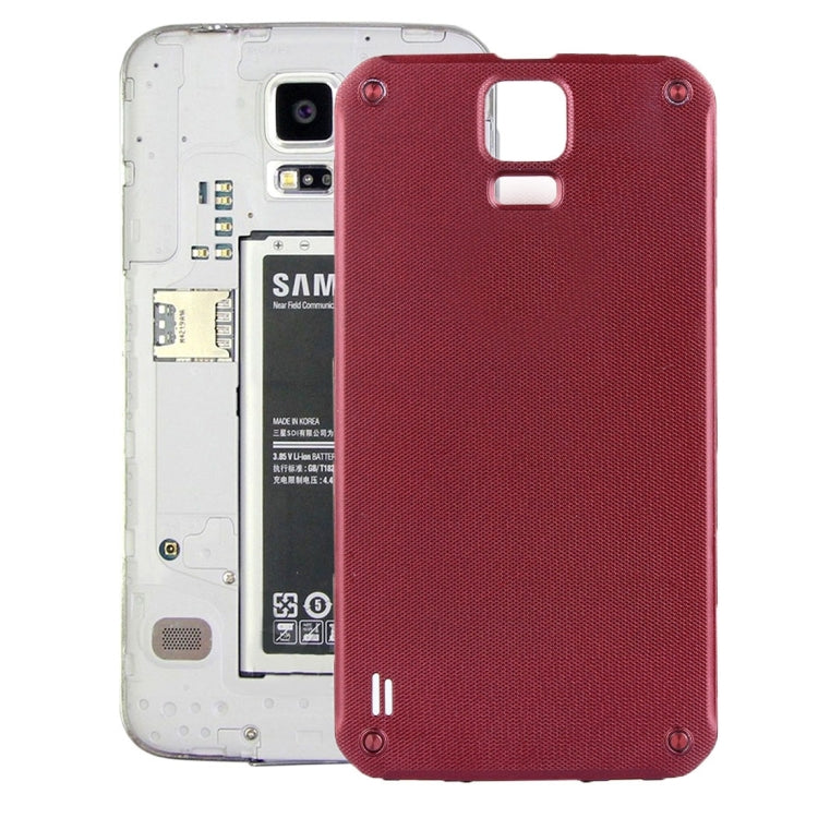 Coque arrière de batterie d'origine pour Samsung Galaxy S5 Active / G870 (Rouge)