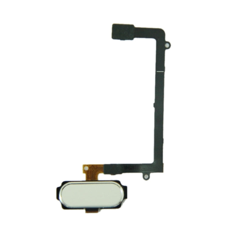 Home Button Flex Cable with Fingerprint Identification for Samsung Galaxy S6 edge / G925 (White)