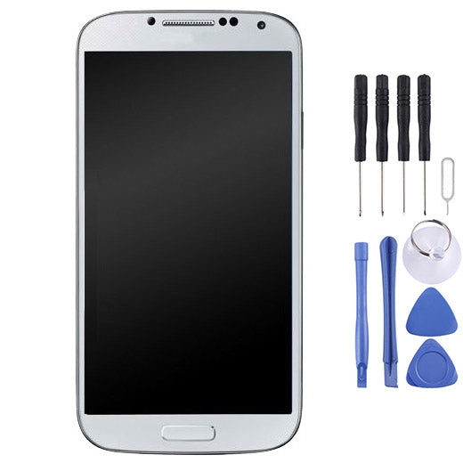 Ecran Complet LCD + Tactile + Châssis Samsung Galaxy S4 i9505 Blanc