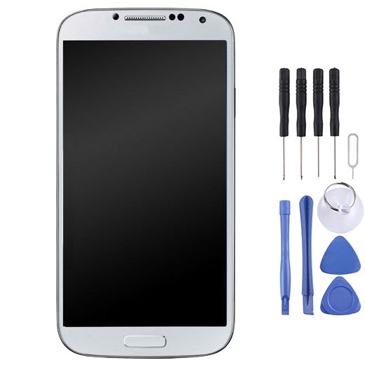 Ecran Complet LCD + Tactile + Châssis Samsung Galaxy S4 i9500 Blanc