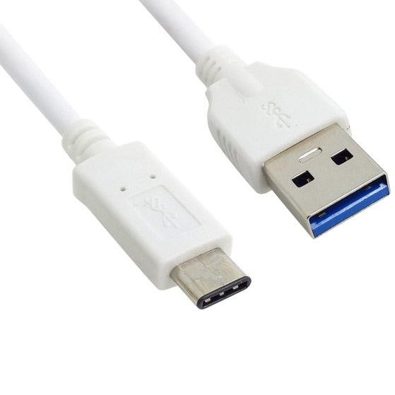 1m USB 3.1 Type C Male to USB 3.0 Type A Male Data Cable for Nokia N1 / Macbook 12 (White)