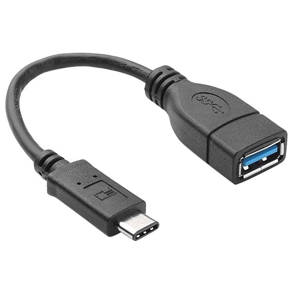 Câble de données OTG USB 3.1 Type C mâle vers USB 3.0 Type A femelle 20 cm pour Nokia N1 / Macbook 12 (Noir)