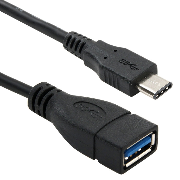 1m USB 3.1 Typ C Stecker auf USB 3.0 Typ A Buchse OTG Datenkabel für Nokia N1 / Macbook 12 (Schwarz)